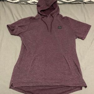 LAST CALL: Under Armour Short-Sleeve Purple Hoodie Pullover